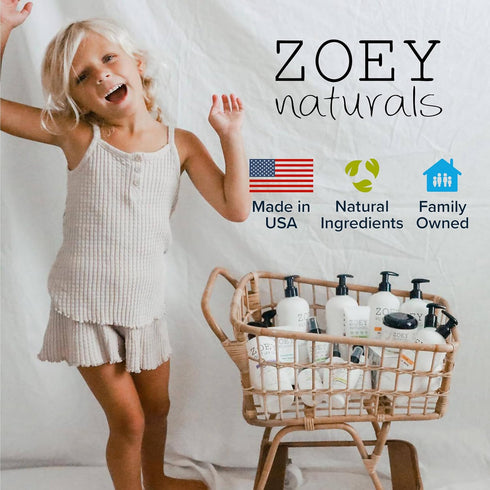 Zoey Naturals Sweet Citrus Baby Lotion - Enriched with Shea, Apricot Oil, Aloe & Avocado - Soothes & Moisturizes