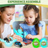 Beby Buty 6 Pack 3 4 5 6 7 Luminous Easter Eggs with Mini Cars, Includes Off-Road Vehicles, Trucks, and Police Cars