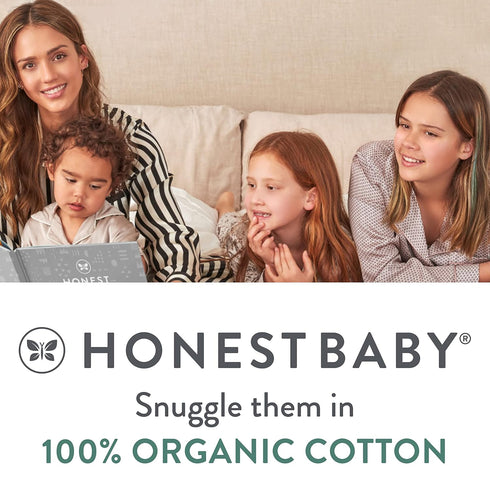 HonestBaby Baby Wearable Blankets Standard Sleeping Bags Swaddle Transition 100% Organic Cotton for Infant Boys, Girls,