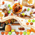 Motionchic 50 Pcs Thanksgiving Stress Balls Thanksgiving Party Favors Pumpkin Stress Balls Goodie Bag Stuffers Mini