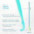 ChooMee Silicone Baby Spoons | 4 Months +, First Stage Baby Led Weaning Soft Spoon with Firm Handle | 2 CT