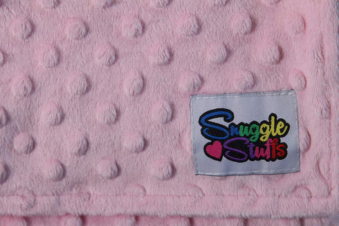 Snuggle Stuffs 5 Pack Baby Girls Minky Dot Burp Cloths - Shades Pink
