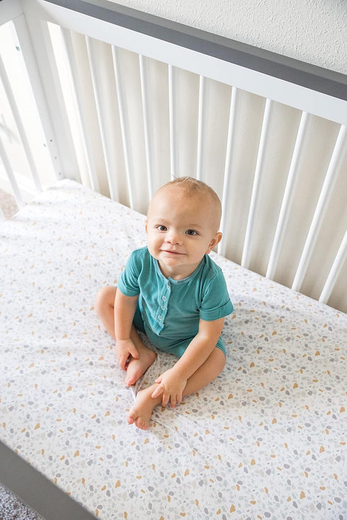 Arlo Premium Fitted Knit Crib Sheet for Crib & Toddler Beds