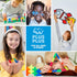 240 Set, PLUS PLUS Piece Pumpkin Spice Mix Tube - Mini Interlocking Building Blocks Stem Toys for Kids - Sensory Bin