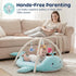 Tummy 012 Baby Play Mat, Whale Time Mat with Toys, Baby Activity Gym for Infants Months Sensory Floor Mat for Boys