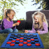 Set 3 1 2 Yarlung Giant Checkers Tic Tac Toe Game, in Jumbo Checkers Game Board for Family Camping, Yard, Lawn Games