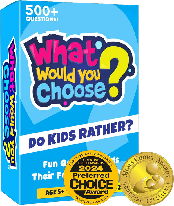 QUOKKA Board Game for Kids Ages 6-8 - Family Card Game for 8-12 Year Olds - What Would You Choose? Fun Game Night for