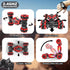 Red,1:24 4WD 360 6-12 Gesture RC Car High Speed Transform Stunt Car with Gesture & Remote Control, Rotation Drift