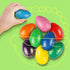 Tencoz 9 3+, Colors Easter Egg Crayons for Kids, Easy Grip Palm-Grasp Washable Drawing Tools, Easter Basket Stuffers
