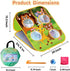 Animal Bean Bag Toss Game, Kids Outdoor Toys with Double-Sided Foldable Cornhole Board for Family Fun