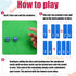 6 12+4 Shut The Box Game for Players - Wooden Board Tabletop Family Math Game with Dice