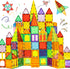 Magnetic Tiles Set, 68PCS 3D Clear Building Blocks, STEM Educational Toys Gift for Kids Boys and Girls Ages 3-9