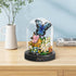 530 PCS Flower Bouquet Butterfly Building Set, Bonsai Tree Micro Bricks Kit with Dust Cover, Gift for Adults