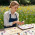 GTQYYF 11"x11" 10 Flower Press Kit Large, Layers Wooden Flower Pressing Kit for Adults & Teens, DIY Bouquet