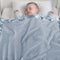 Pro Goleem Fleece Baby Blanket with 2 Inch Satin Trim Soft Anti-Static