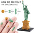 Set (2810PCS) Statue of Liberty Building Block for Adults, New York City Architecture Souvenir Model World Famous