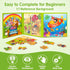 SYNARRY Magnetic Puzzles for Kids Ages 3-5, 20 Pieces Toddler Animal Travel Activity Toys for 3-6 Years