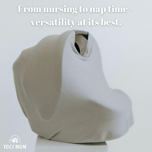 Nursing Cover for Breastfeeding | Soft & Breathable | Full Coverage | Stretchable Modal Fabric | Wide Viewing Neck