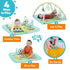 Tummy Bright Starts Grip & Kick Oball Activity Gym, Soccer Theme with Easy-Grasp Baby Toys, Baby Play Gym, Kick Pad