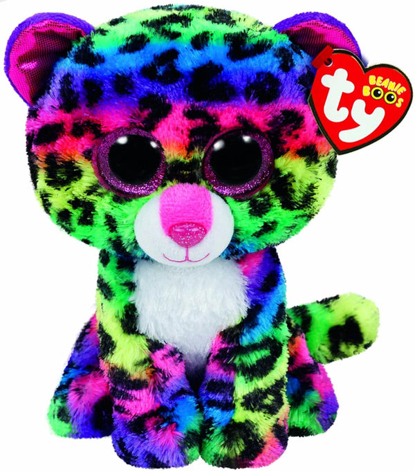 Ty Dotty Leopard Plush, Regular, Multicolor