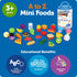Learning Resources A to Z Mini Foods, Pretend Play Kitchen Accessories for Kids, Toddler Montessori, Fine Motor Skills