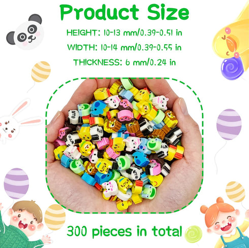 300 Pieces Animal Mini Erasers for Kids, Assortment Novelty Pencil Erasers Bulk for Classroom Rewards Prizes