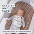 Pobibaby 2 Pack Premium Bassinet Sheets for Standard Bassinets, Ultra-Soft Cotton Blend, Wildlife