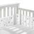 BreathableBaby Breathable Mesh Liner for Full-Size Cribs, Classic 3mm Mesh, Starlight (Size