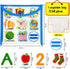 Felt Learning Letters,Learning Numbers,75 Felt Board Pieces for Felt Flannel Board,Alphabet ABC Learning for Toddlers for Kindergarten,Preschool,Toddlers