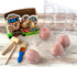 ArtSkills Dinosaur Eggs Excavation Dig Kit, Mystery Box of 4 Dino Eggs - Collect All 12 Toy Dinosaurs