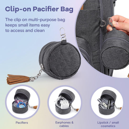 Backpack, Pack Pack, RUVALINO Diaper Bag Multifunction Travel Maternity Baby Changing Bags, Large Capacity, Waterproof