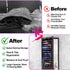 2 12+1 Playmat Holder, Playmat Tube Storage Bag for MTG with Hooks, Fits Game Mats & Tubes with Transparent Plastic