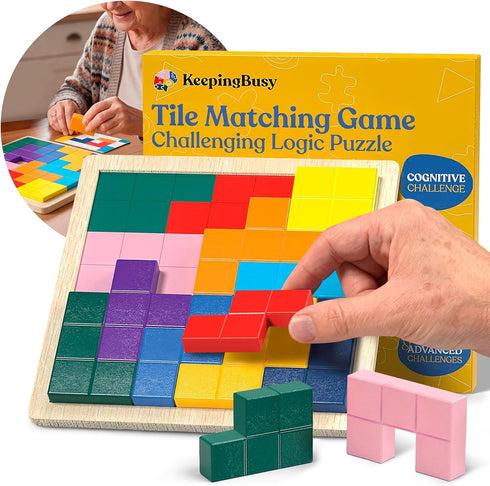Keeping Busy Tile Matching Dementia Activities for Seniors | Memory Games for