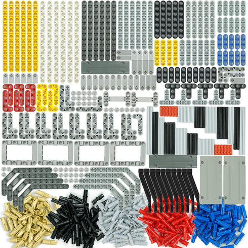 582pcs Technical Parts and Pieces Beams Axles Connectors Bricks Sets, Compatible with