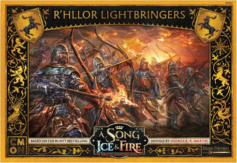 CMON A Song of Ice and Fire Tabletop Miniatures R'hllor Lightbringers Unit Box for Strategy Game