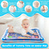 Inflatable Tummy Time Water Mat - Baby Play Mat for Infants and Toddlers 3 to 12 Months - Developmental Toy