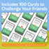 On-Course Golf Game - 100 Interactive Playable Cards - Multiplayer Game for 1-4 Players - Perfect Gift for Any Golfer