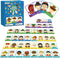 gisgfim 50 Pairs Memory Matching Game, Never Forget a Face Concentration Games
