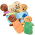 Constructive Playthings 6-Piece Expression Plush Baby Dolls Set for Social Emotional Learning,