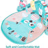1 36 TEMI Baby Gym Toys & Activity Play Mat, Kick and Play Piano Gym Center with Music and Lights, Electronic Learning