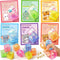 Valentines Day Cards for Kids School, 24 Pcs Ice Cube Shaped Squeeze