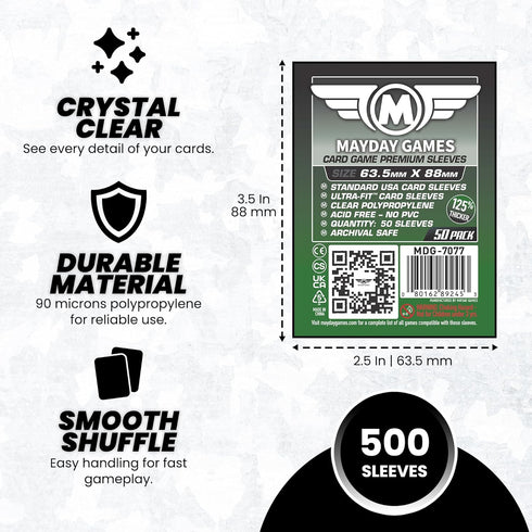 Mayday Games Premium Card Sleeve Bundle for Legendary Games by Mayday