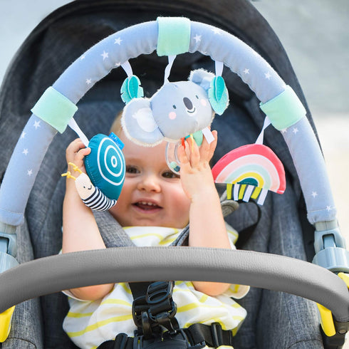Taf Toys Koala Daydream pram, Stroller & car seat Arch | Ideal for Infants & Toddlers, Activity Arch with Fascinating