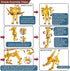 STOULKD 6-12 Animal Transforming into Leopard Robot Toy with Tiger Action Figure, Deformation Robot for Boys & Girls