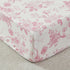 Brandream Organic Crib Fitted Sheets for Baby Girls, Grandmillennial Fitted Crib Sheet