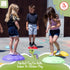 Hapinest Turtle Balance Stepping Stones for Kids, Indoor Outdoor Obstacle Course Coordination Game, Sensory Play