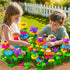 Garbo Star 112 3-4 Set 3 4 5 6 7 Pcs Flower Garden Toy,Toddler Girl Toys Years Old Girls Gardening Building Gifts Best
