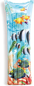 2 220lb Intex Inflatable Floating Fashion Mat: Durable Vinyl Air Chambers Weight Capacity Style May Vary One Mat