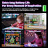 13 16" Led Drawing Board with Light Effects, Rechargeable Glow Doodle LED Note Board with Colors, Neon Light Up Drawing