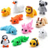 JOYIN 12 Pcs 3D Printed Animals Set, Mini Animals 3D Printed Toys